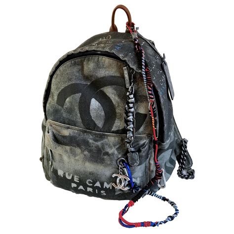 chanel graffiti backpack price
